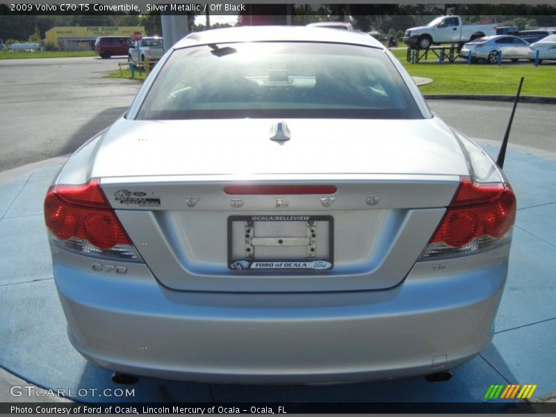 Silver Metallic / Off Black 2009 Volvo C70 T5 Convertible