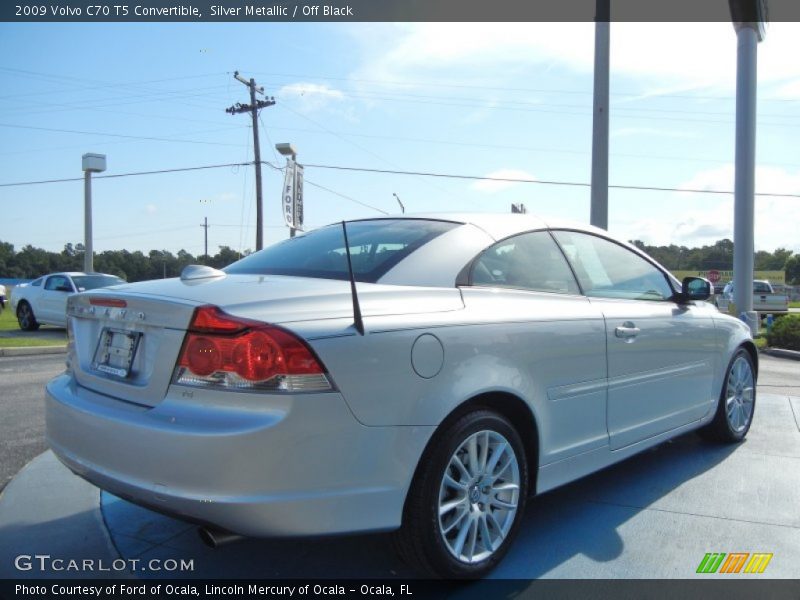 Silver Metallic / Off Black 2009 Volvo C70 T5 Convertible