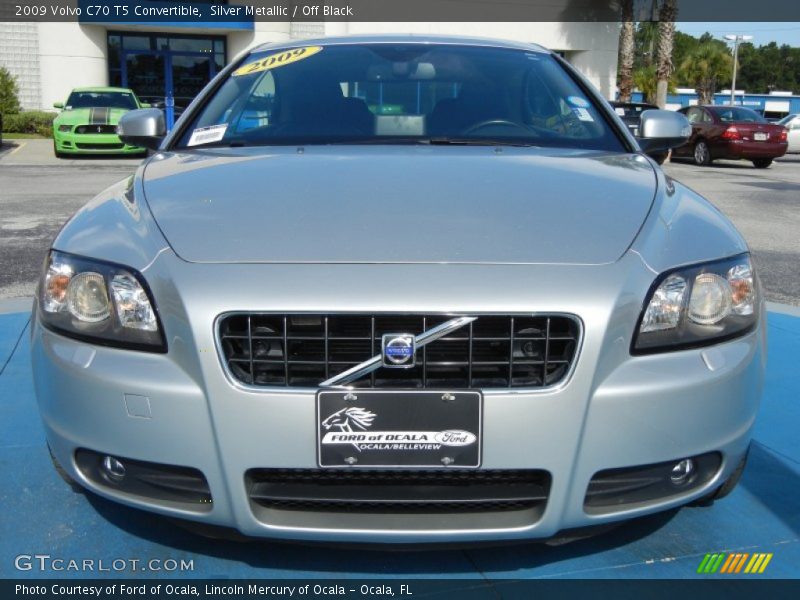 Silver Metallic / Off Black 2009 Volvo C70 T5 Convertible
