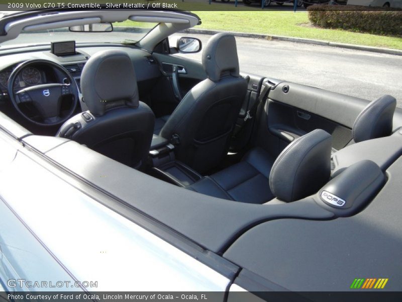 Silver Metallic / Off Black 2009 Volvo C70 T5 Convertible