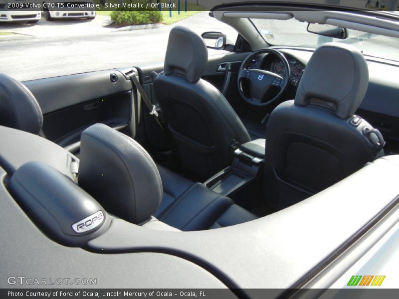 Silver Metallic / Off Black 2009 Volvo C70 T5 Convertible