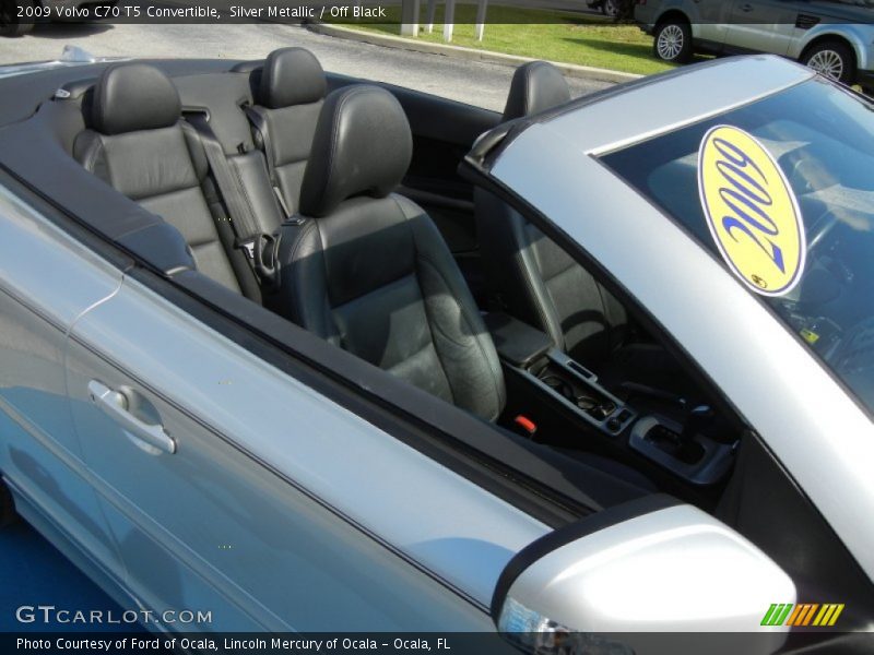 Silver Metallic / Off Black 2009 Volvo C70 T5 Convertible