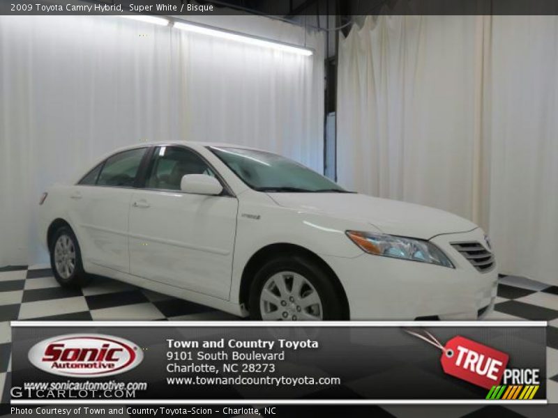 Super White / Bisque 2009 Toyota Camry Hybrid