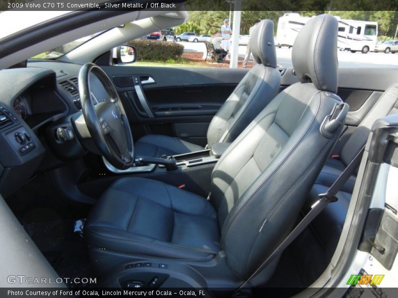 Silver Metallic / Off Black 2009 Volvo C70 T5 Convertible