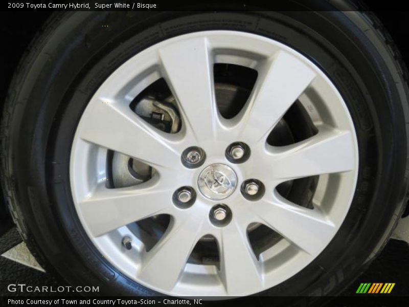 Super White / Bisque 2009 Toyota Camry Hybrid