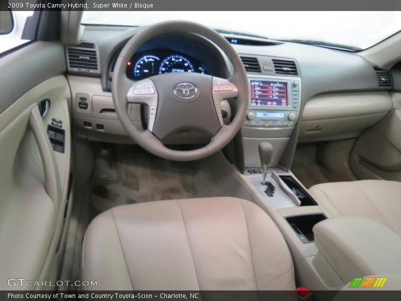 Super White / Bisque 2009 Toyota Camry Hybrid