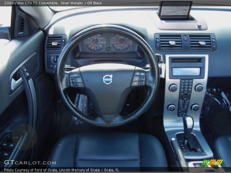 Silver Metallic / Off Black 2009 Volvo C70 T5 Convertible