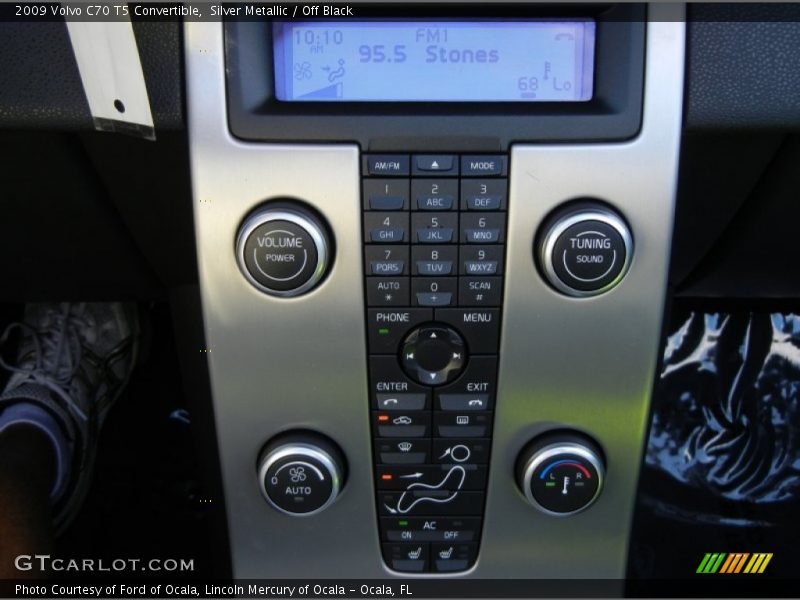 Silver Metallic / Off Black 2009 Volvo C70 T5 Convertible