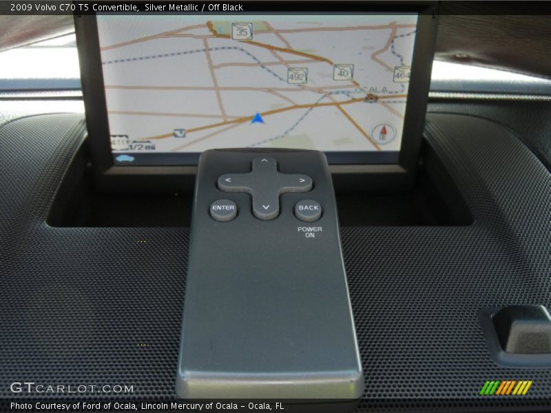 Silver Metallic / Off Black 2009 Volvo C70 T5 Convertible