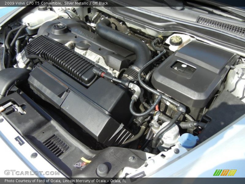 Silver Metallic / Off Black 2009 Volvo C70 T5 Convertible