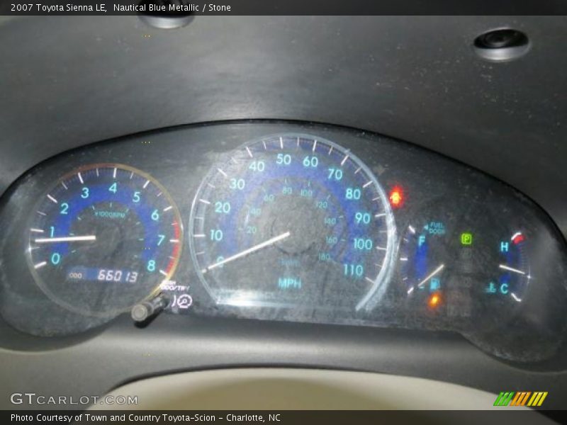 Nautical Blue Metallic / Stone 2007 Toyota Sienna LE