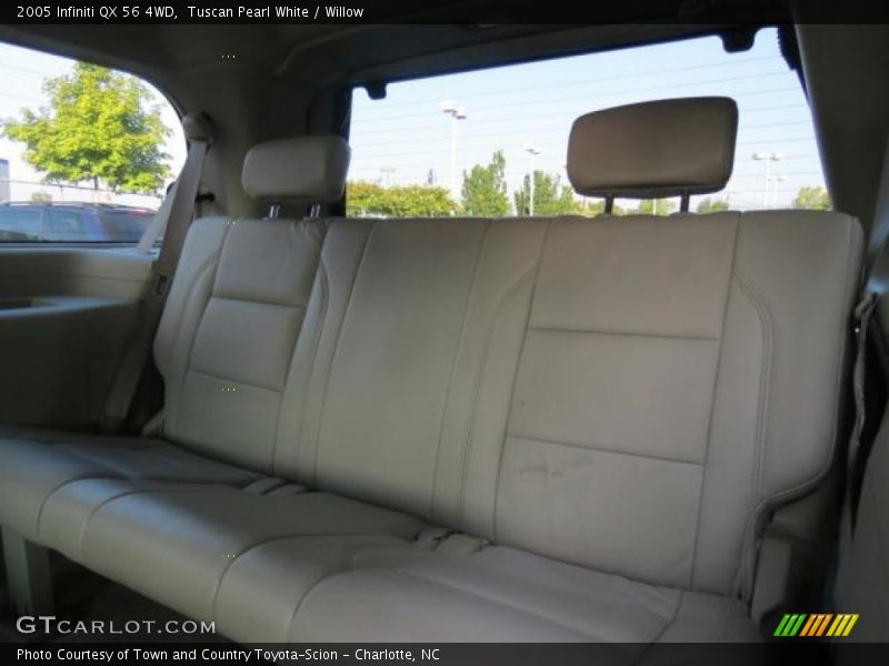 Tuscan Pearl White / Willow 2005 Infiniti QX 56 4WD