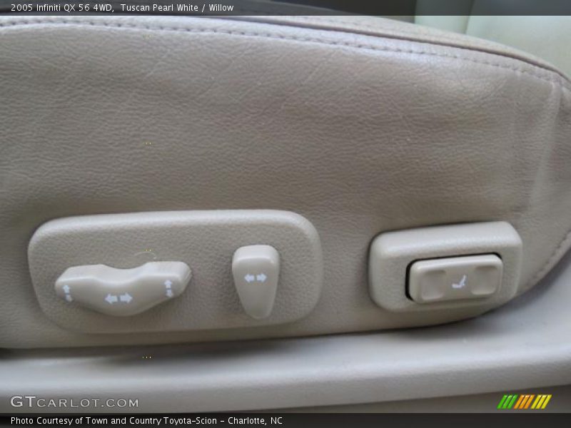 Tuscan Pearl White / Willow 2005 Infiniti QX 56 4WD
