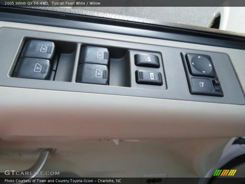 Tuscan Pearl White / Willow 2005 Infiniti QX 56 4WD