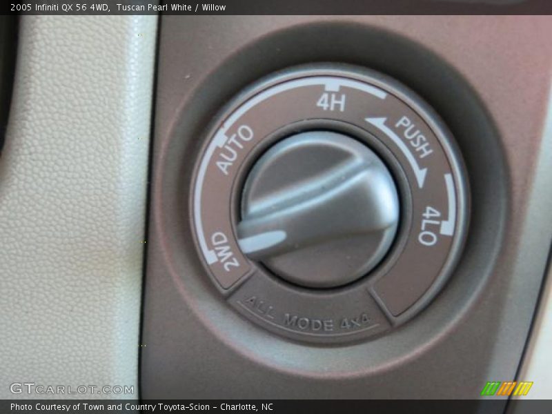 Tuscan Pearl White / Willow 2005 Infiniti QX 56 4WD