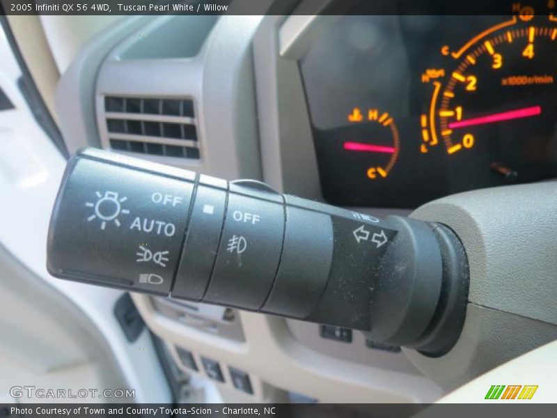 Tuscan Pearl White / Willow 2005 Infiniti QX 56 4WD
