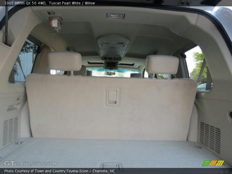 Tuscan Pearl White / Willow 2005 Infiniti QX 56 4WD