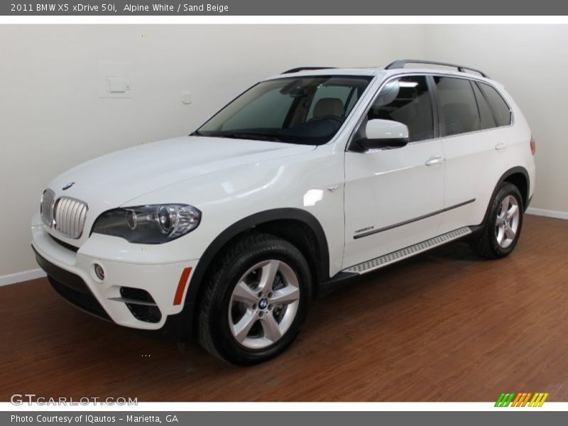 Alpine White / Sand Beige 2011 BMW X5 xDrive 50i