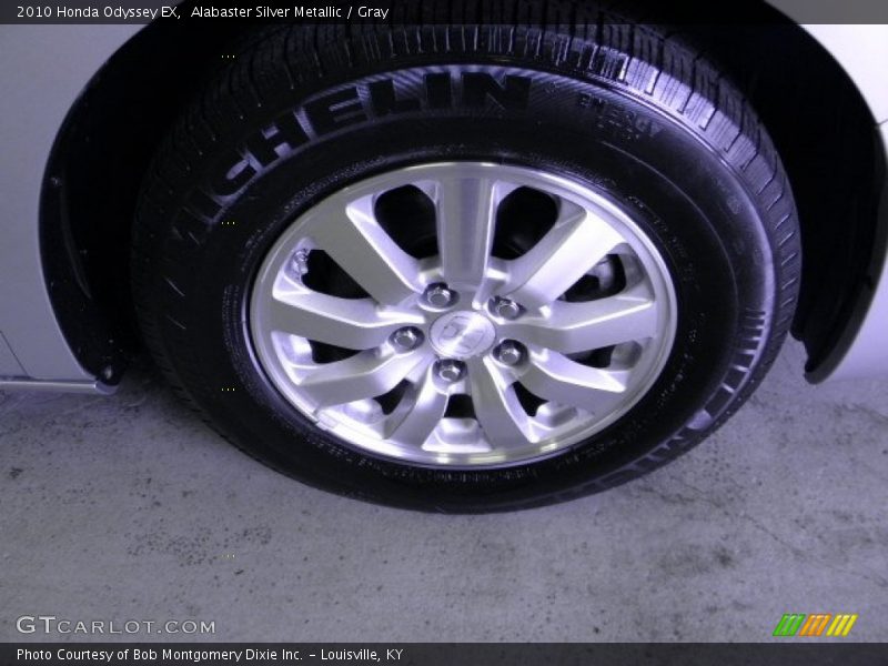 Alabaster Silver Metallic / Gray 2010 Honda Odyssey EX