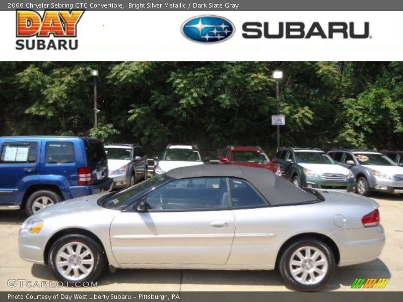 Bright Silver Metallic / Dark Slate Gray 2006 Chrysler Sebring GTC Convertible