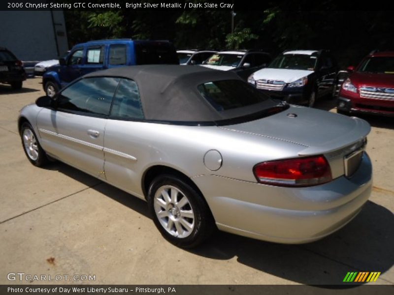 Bright Silver Metallic / Dark Slate Gray 2006 Chrysler Sebring GTC Convertible