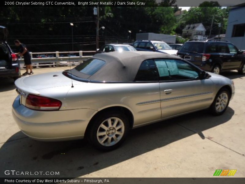 Bright Silver Metallic / Dark Slate Gray 2006 Chrysler Sebring GTC Convertible