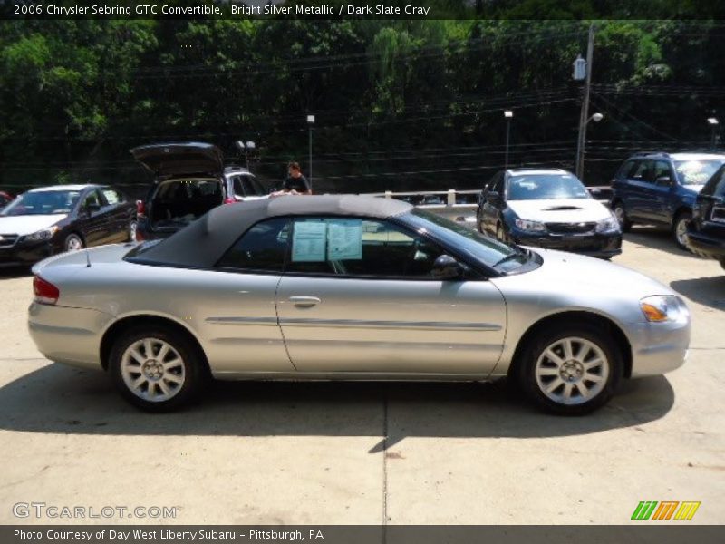 Bright Silver Metallic / Dark Slate Gray 2006 Chrysler Sebring GTC Convertible