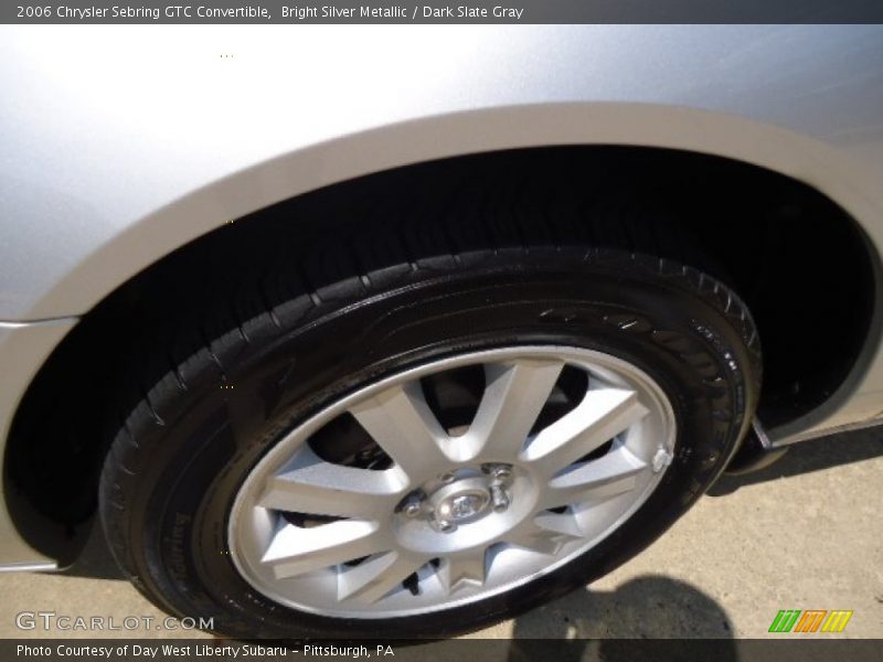 Bright Silver Metallic / Dark Slate Gray 2006 Chrysler Sebring GTC Convertible