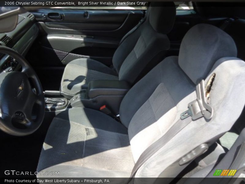 Bright Silver Metallic / Dark Slate Gray 2006 Chrysler Sebring GTC Convertible