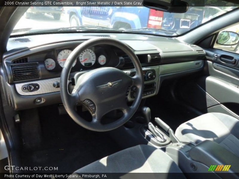Bright Silver Metallic / Dark Slate Gray 2006 Chrysler Sebring GTC Convertible