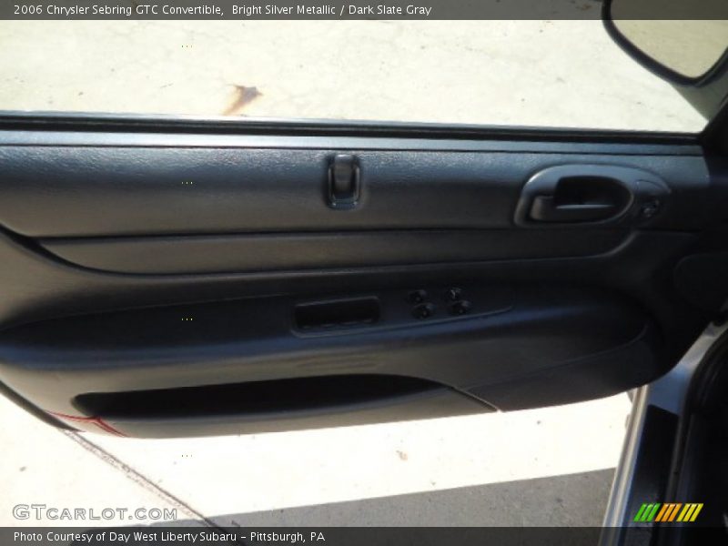 Bright Silver Metallic / Dark Slate Gray 2006 Chrysler Sebring GTC Convertible