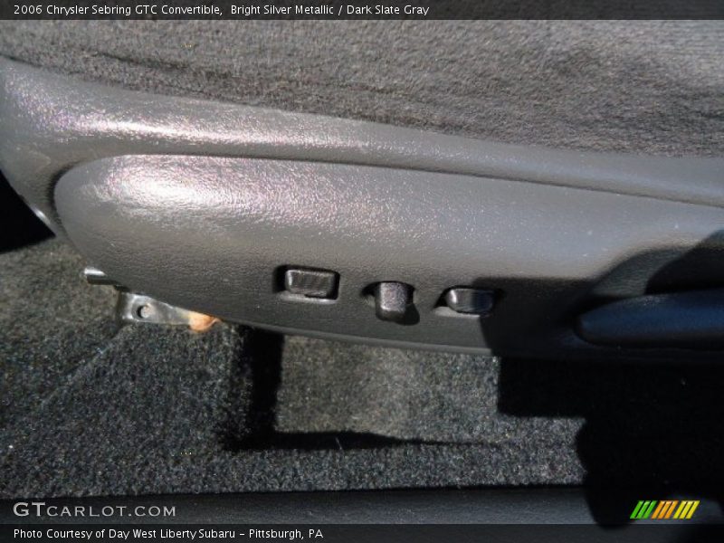 Bright Silver Metallic / Dark Slate Gray 2006 Chrysler Sebring GTC Convertible