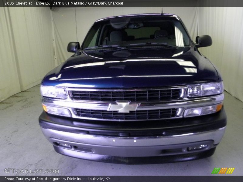 Dark Blue Metallic / Gray/Dark Charcoal 2005 Chevrolet Tahoe LS