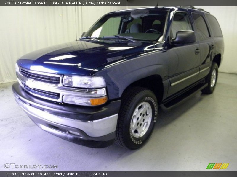 Dark Blue Metallic / Gray/Dark Charcoal 2005 Chevrolet Tahoe LS