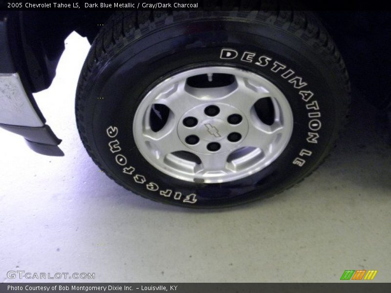 Dark Blue Metallic / Gray/Dark Charcoal 2005 Chevrolet Tahoe LS