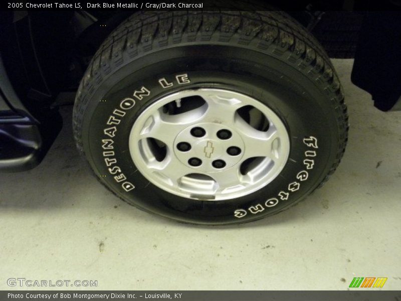 Dark Blue Metallic / Gray/Dark Charcoal 2005 Chevrolet Tahoe LS