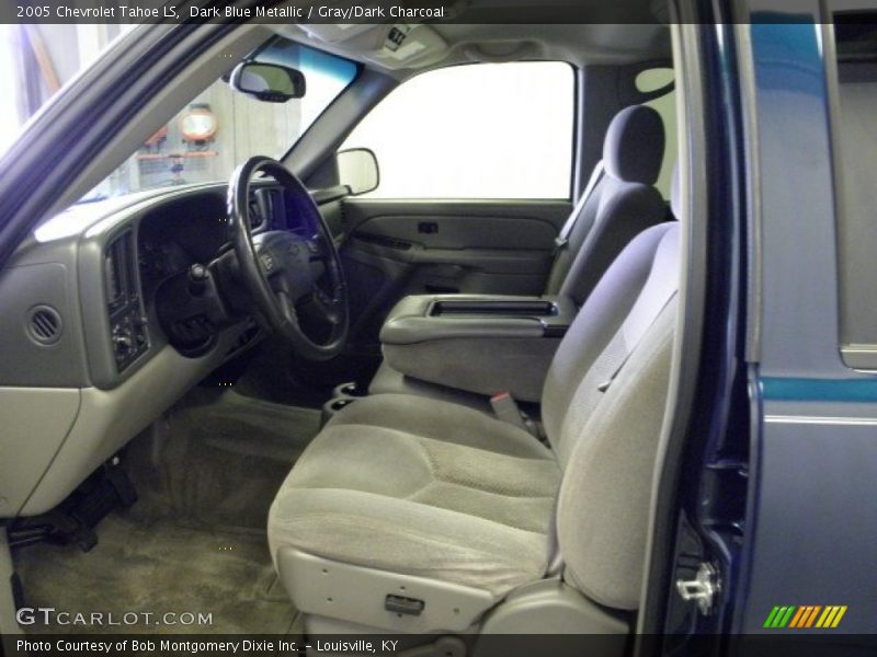 Dark Blue Metallic / Gray/Dark Charcoal 2005 Chevrolet Tahoe LS