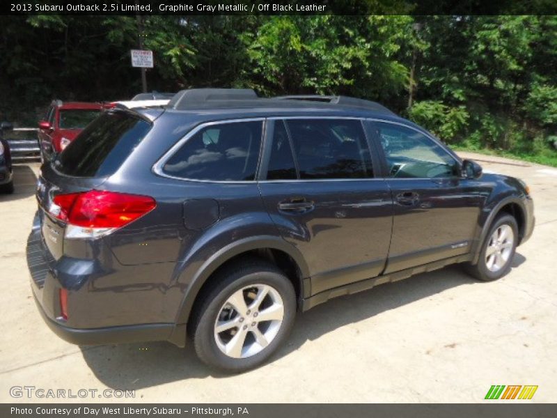 Graphite Gray Metallic / Off Black Leather 2013 Subaru Outback 2.5i Limited