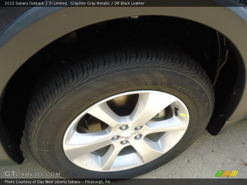Graphite Gray Metallic / Off Black Leather 2013 Subaru Outback 2.5i Limited