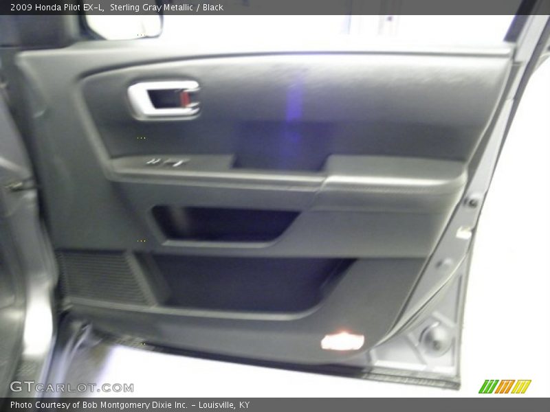 Sterling Gray Metallic / Black 2009 Honda Pilot EX-L
