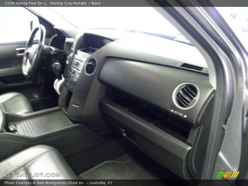 Sterling Gray Metallic / Black 2009 Honda Pilot EX-L