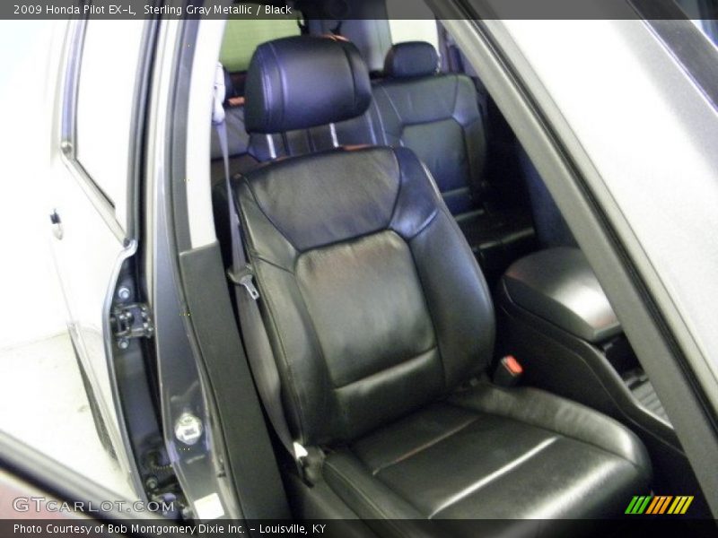 Sterling Gray Metallic / Black 2009 Honda Pilot EX-L