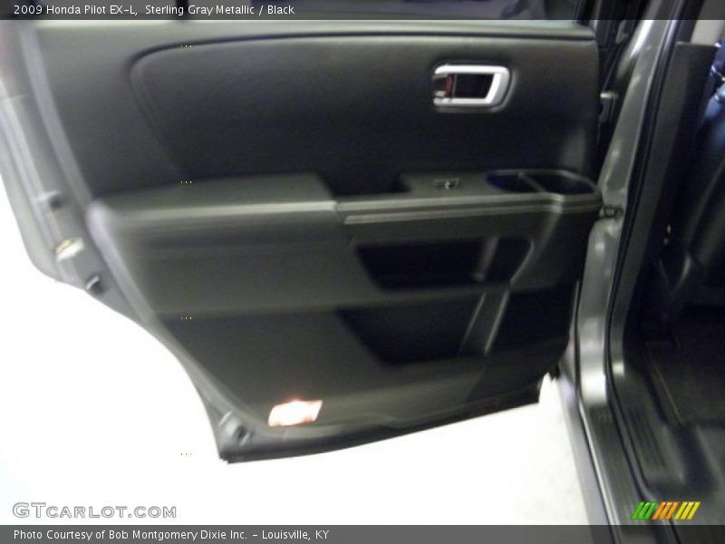 Sterling Gray Metallic / Black 2009 Honda Pilot EX-L