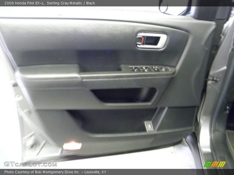 Sterling Gray Metallic / Black 2009 Honda Pilot EX-L