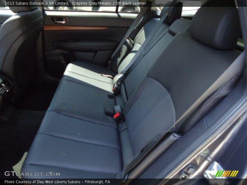 Graphite Gray Metallic / Off Black Leather 2013 Subaru Outback 3.6R Limited