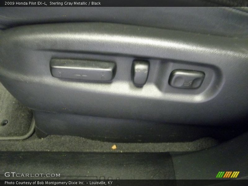 Sterling Gray Metallic / Black 2009 Honda Pilot EX-L
