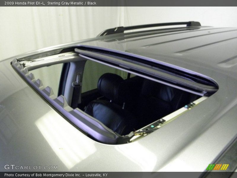 Sterling Gray Metallic / Black 2009 Honda Pilot EX-L