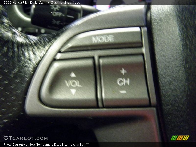 Sterling Gray Metallic / Black 2009 Honda Pilot EX-L