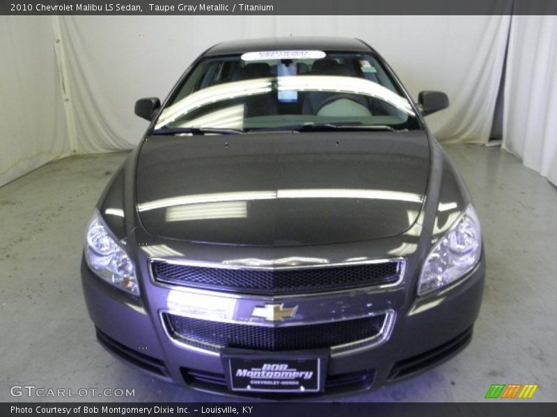 Taupe Gray Metallic / Titanium 2010 Chevrolet Malibu LS Sedan