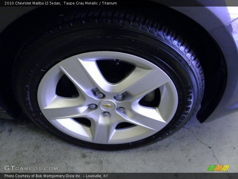 Taupe Gray Metallic / Titanium 2010 Chevrolet Malibu LS Sedan